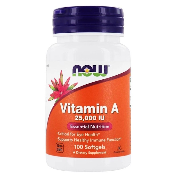 Vitamin A 25000IU 100 caps Now